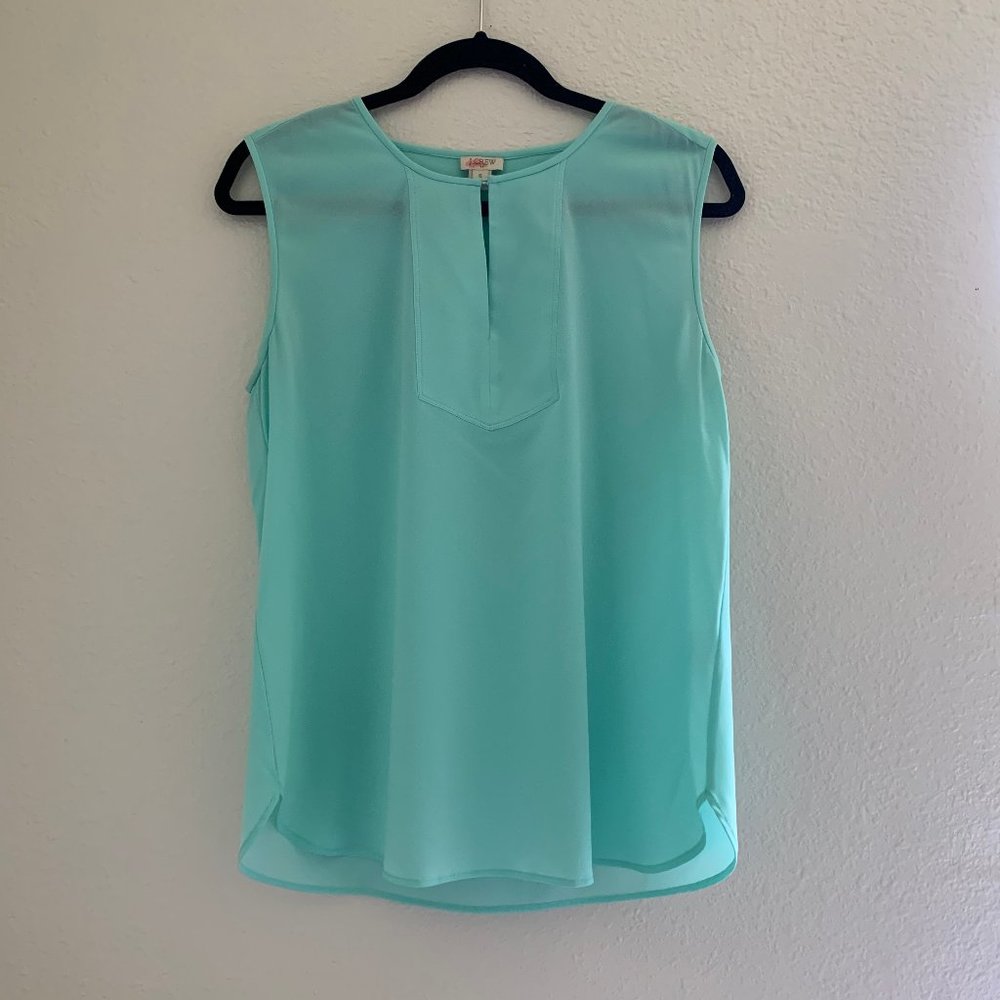 J. Crew | Light teal sleeveless top